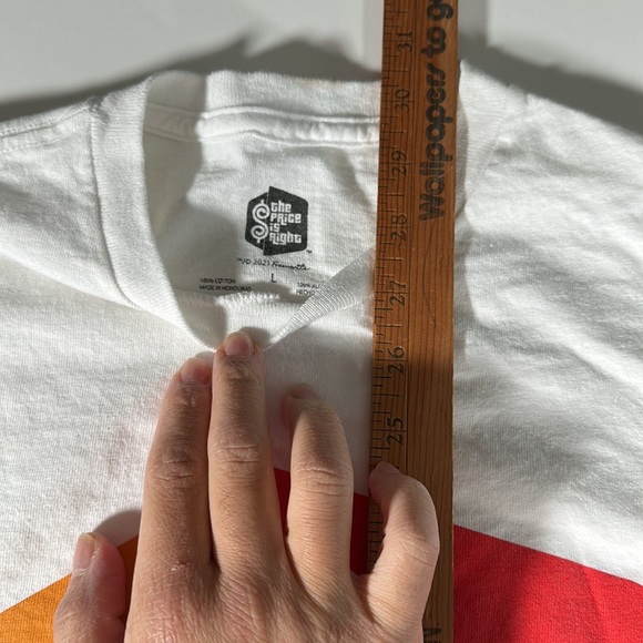 Men’s The Price is Right Short Sleeve White Graphic Tee sz L - Picture 2 of 5